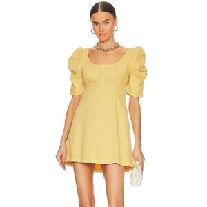 Free People Cheyenne Denim Mini Dress Small